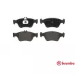 Jeu de 4 plaquettes de frein avant BREMBO P 50 023 - Visuel 1