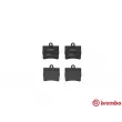 Jeu de 4 plaquettes de frein arrière BREMBO P 50 024 - Visuel 1