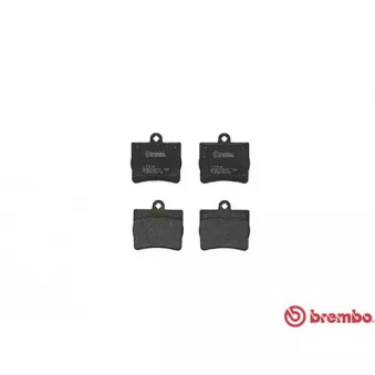 Jeu de 4 plaquettes de frein arrière BREMBO