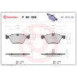Jeu de 4 plaquettes de frein avant BREMBO P 50 026 - Visuel 2