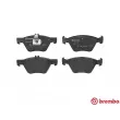 Jeu de 4 plaquettes de frein avant BREMBO P 50 026 - Visuel 1