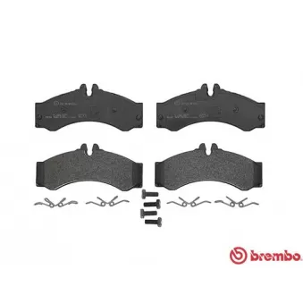 Jeu de 4 plaquettes de frein avant BREMBO P 50 028