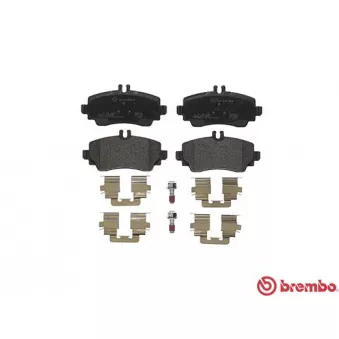 Jeu de 4 plaquettes de frein avant BREMBO P 50 035