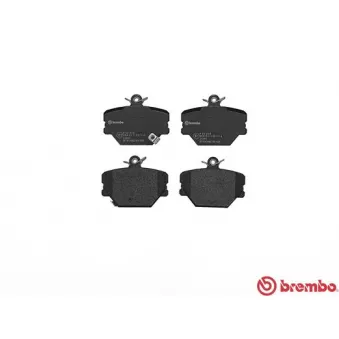 Jeu de 4 plaquettes de frein avant BREMBO P 50 038