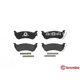 Jeu de 4 plaquettes de frein arrière BREMBO P 50 040