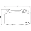 Jeu de 4 plaquettes de frein avant BREMBO P 50 041 - Visuel 2