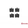Jeu de 4 plaquettes de frein arrière BREMBO P 50 042 - Visuel 1