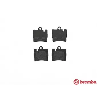Jeu de 4 plaquettes de frein arrière BREMBO P 50 042