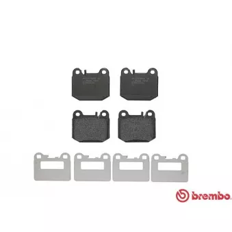 Jeu de 4 plaquettes de frein arrière BREMBO P 50 043