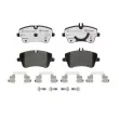 Jeu de 4 plaquettes de frein avant BREMBO P 50 045X - Visuel 1