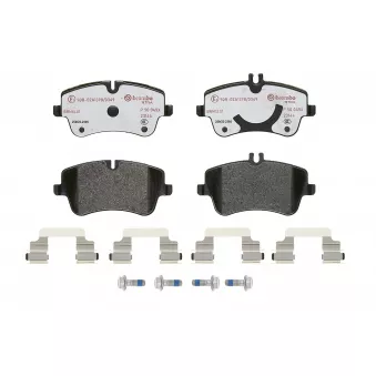 Jeu de 4 plaquettes de frein avant BREMBO P 50 045X