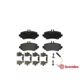 Jeu de 4 plaquettes de frein avant BREMBO P 50 047