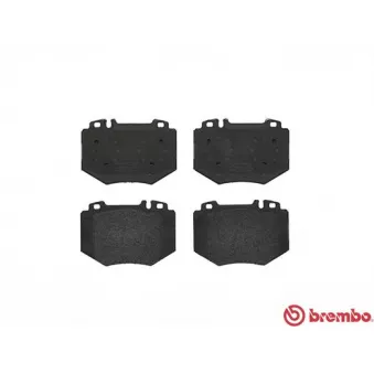 Jeu de 4 plaquettes de frein avant BREMBO