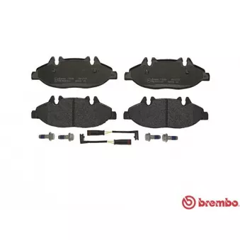 Jeu de 4 plaquettes de frein avant BREMBO P 50 050
