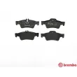 Jeu de 4 plaquettes de frein arrière BREMBO P 50 052 - Visuel 1