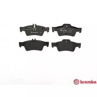 Jeu de 4 plaquettes de frein arrière BREMBO P 50 052