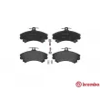 Jeu de 4 plaquettes de frein avant BREMBO P 50 055 - Visuel 1