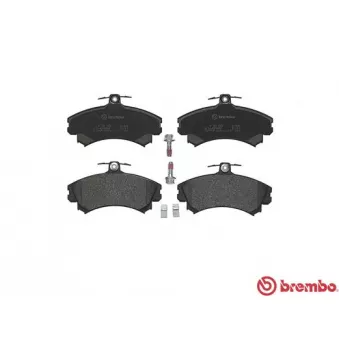 Jeu de 4 plaquettes de frein avant BREMBO