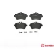 Jeu de 4 plaquettes de frein avant BREMBO P 50 056 - Visuel 1