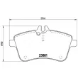 Jeu de 4 plaquettes de frein avant BREMBO P 50 057 - Visuel 2