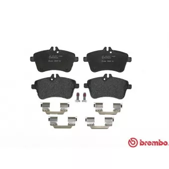 Jeu de 4 plaquettes de frein avant BREMBO P 50 057