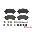 Jeu de 4 plaquettes de frein avant BREMBO P 50 059 - Visuel 1