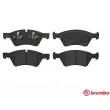 Jeu de 4 plaquettes de frein avant BREMBO P 50 063 - Visuel 1