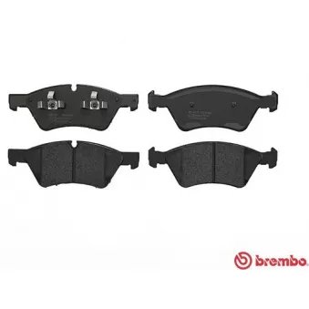 Jeu de 4 plaquettes de frein avant BREMBO P 50 063