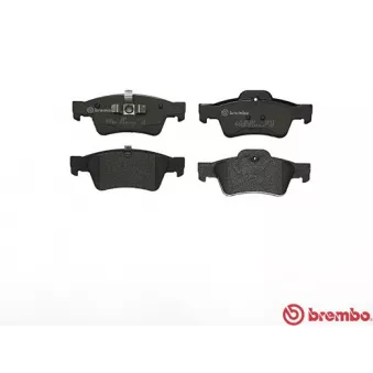 Jeu de 4 plaquettes de frein arrière BREMBO P 50 064