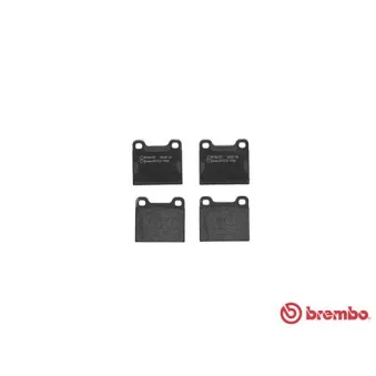 Jeu de 4 plaquettes de frein arrière BREMBO P 50 066