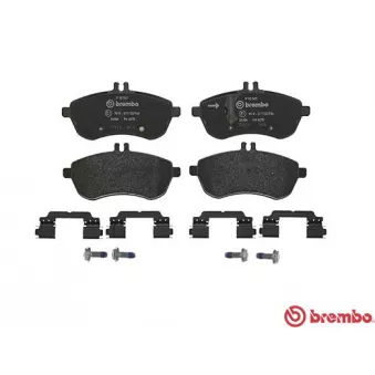 Jeu de 4 plaquettes de frein avant BREMBO P 50 067