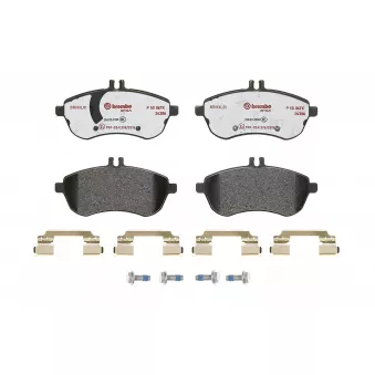 Jeu de 4 plaquettes de frein avant BREMBO P 50 067X