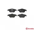 Jeu de 4 plaquettes de frein arrière BREMBO P 50 068 - Visuel 1