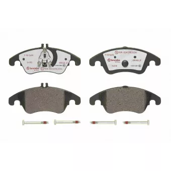 Jeu de 4 plaquettes de frein avant BREMBO P 50 069X