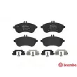 Jeu de 4 plaquettes de frein avant BREMBO P 50 070 - Visuel 1