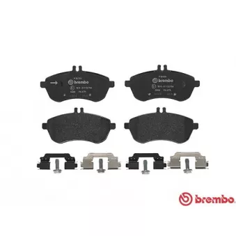 Jeu de 4 plaquettes de frein avant BREMBO P 50 070