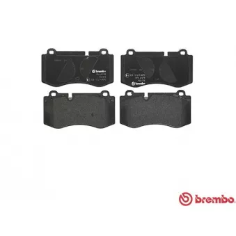 Jeu de 4 plaquettes de frein avant BREMBO P 50 074