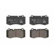Jeu de 4 plaquettes de frein avant BREMBO P 50 074X - Visuel 1