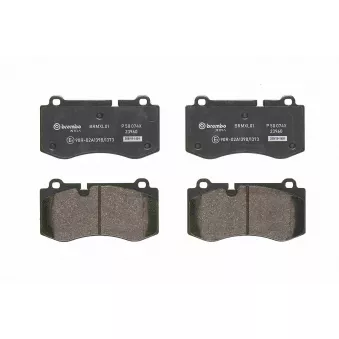 Jeu de 4 plaquettes de frein avant BREMBO P 50 074X
