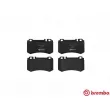 Jeu de 4 plaquettes de frein arrière BREMBO P 50 077 - Visuel 1