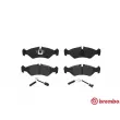 Jeu de 4 plaquettes de frein arrière BREMBO P 50 081 - Visuel 1