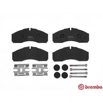 Jeu de 4 plaquettes de frein avant BREMBO P 50 083
