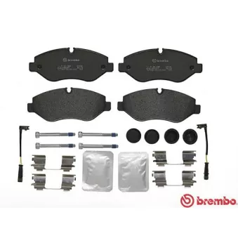 Jeu de 4 plaquettes de frein avant BREMBO P 50 085
