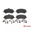 Jeu de 4 plaquettes de frein avant BREMBO P 50 086 - Visuel 1