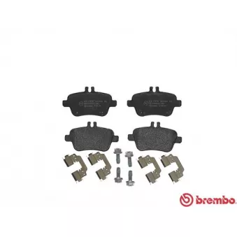 Jeu de 4 plaquettes de frein arrière BREMBO P 50 091