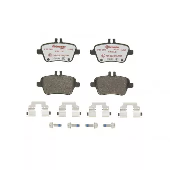 Jeu de 4 plaquettes de frein arrière BREMBO P 50 091X