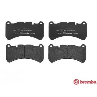 Jeu de 4 plaquettes de frein avant BREMBO P 50 092