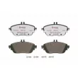 Jeu de 4 plaquettes de frein avant BREMBO P 50 093X - Visuel 1
