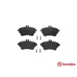 Jeu de 4 plaquettes de frein avant BREMBO P 50 094 - Visuel 1