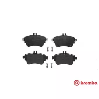 Jeu de 4 plaquettes de frein avant BREMBO